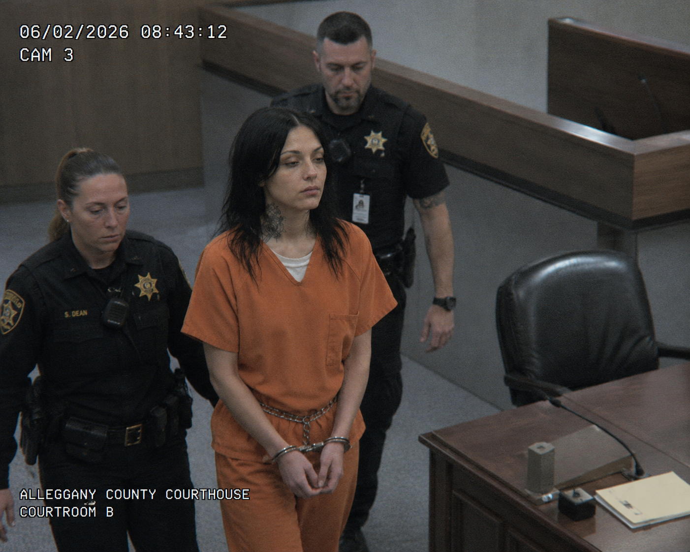 Ashley Turner escorted into court on June 2, 2026