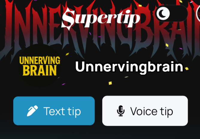 Unnerving Brain on Supertip