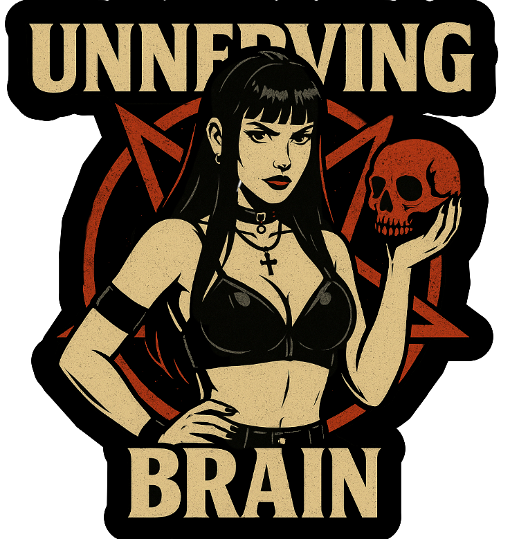 Unnerving Brain Girl Sticker